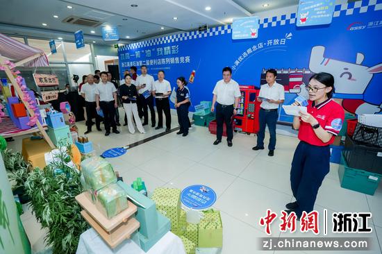 浙江高速石油第二届便利店陈列销售竞赛现场。浙江高速石油 供图