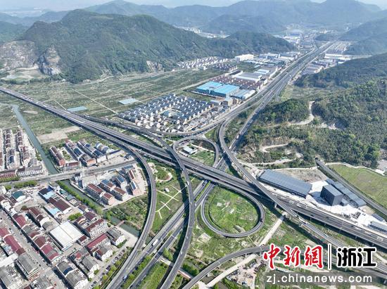 诸永高速白塔互通。台州管理中心 供图 诸永高速白塔互通。台州管理中心 供图