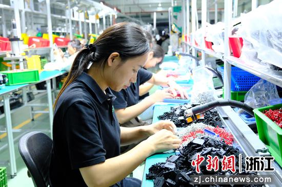 宁波速普电子有限公司生产厂区。 邹婷 摄