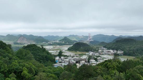 航拍龙里河大桥