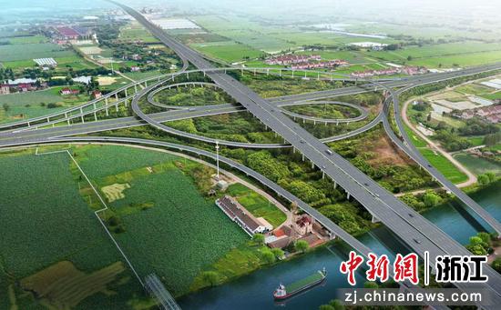 乍嘉苏改扩建项目效果图。浙交建设 供图