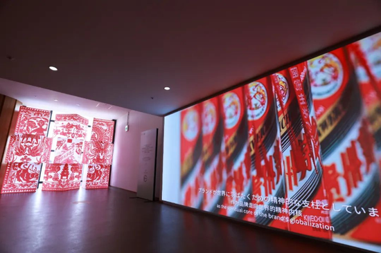 茅台与世博品牌艺术展陈现场