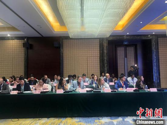 图为会议现场。中新网记者张伟 摄