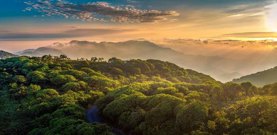 《雷公山日出》/单幅 吴大平 《雷公山日出》/单幅 吴大平