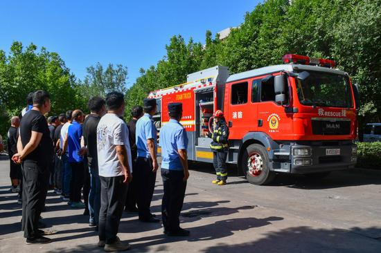消防知识培训现场。张瑾瑜 摄 消防知识培训现场。张瑾瑜 摄
