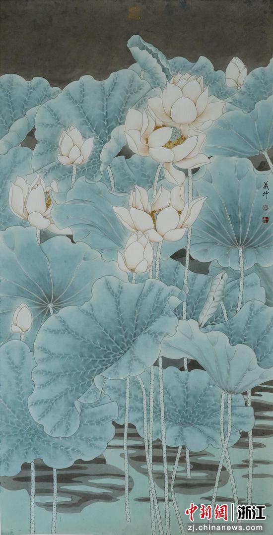 《纤尘不染》

130×66 cm