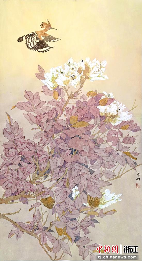 《清风自来》

127×65 cm