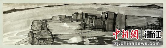 《苏巴什佛寺遗址》

139×34 cm