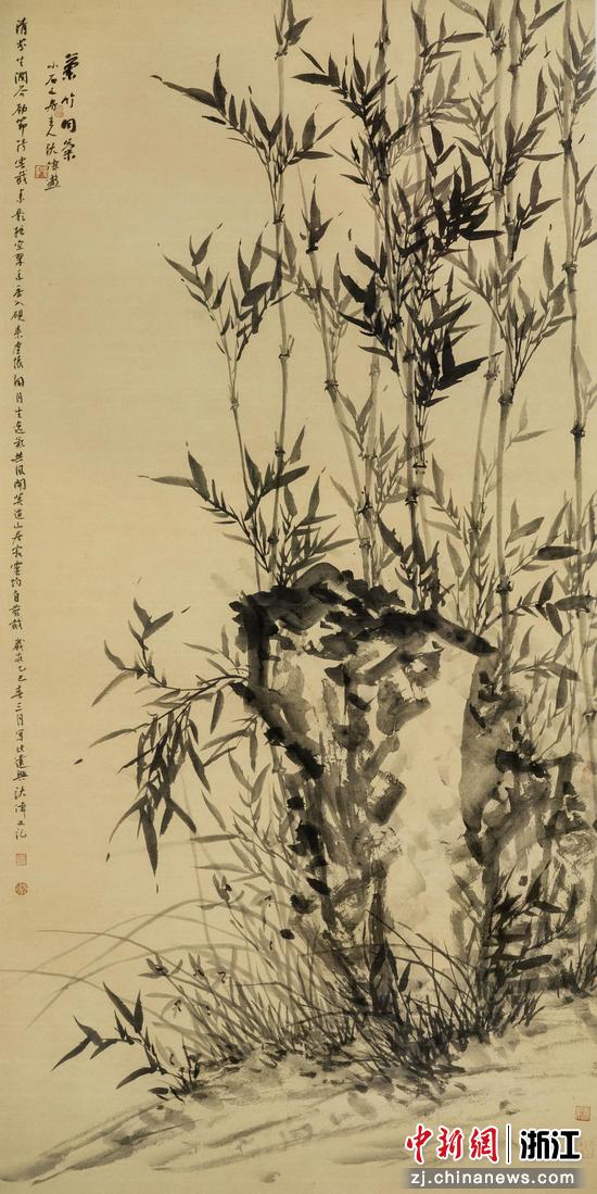 《君子清风》

136×68 cm