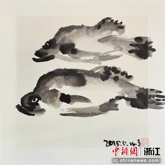 《两条臭桂鱼》2025

43×43 cm