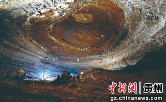 资料图：贵州双河洞一隅。贵州省林业局供图
