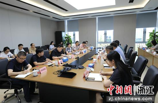 余杭区纪委监委第五派驻纪检监察组召集各监督单位召开专项监督会议。余杭区纪委监委供图 余杭区纪委监委第五派驻纪检监察组召集各监督单位召开专项监督会议。余杭区纪委监委供图