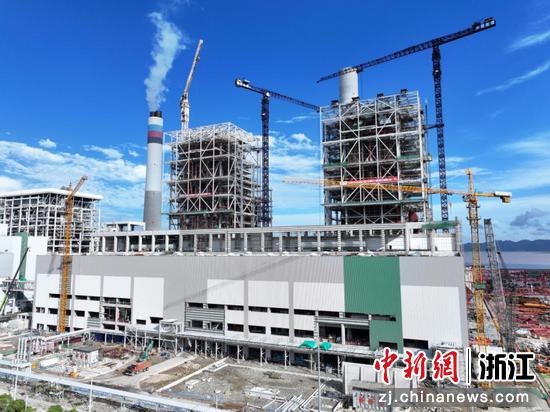 浙能台二电二期扩建工程。俞琬 提供 浙能台二电二期扩建工程。俞琬 提供