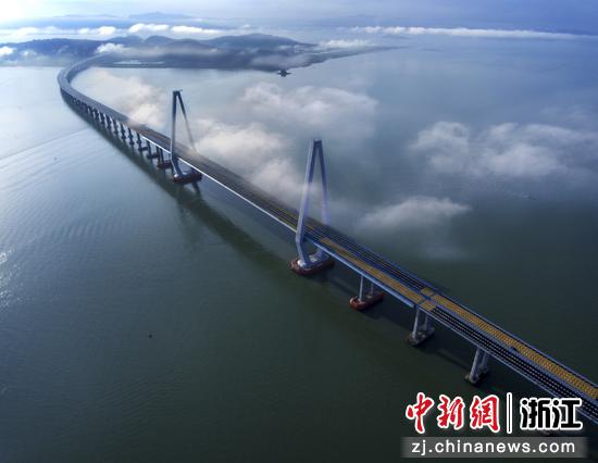 乐清湾大桥。浙江交通集团 供图 乐清湾大桥。浙江交通集团 供图