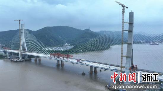 建设中的甬台温改扩建台州北段工程。浙江交通集团 供图