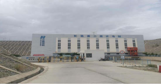 华能集团建设的产业援疆项目——别迭里水电站。图/阿合奇县委宣传部提供