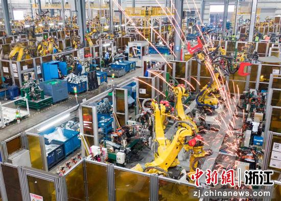 金华达亚汽车零部件有限公司车间。金华开发区 供图