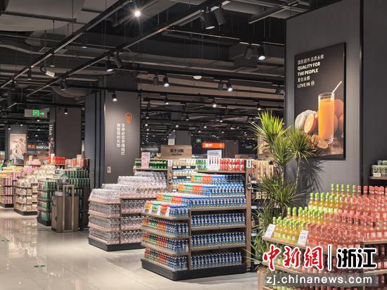 调改后的永辉超市绍兴笛扬店。永辉超市供图