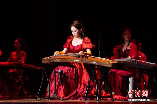 图为黔台音乐交流会现场。罗大富 摄