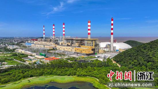 浙能嘉电四期扩建项目全景。 王侃 摄 浙能嘉电四期扩建项目全景。 王侃 摄