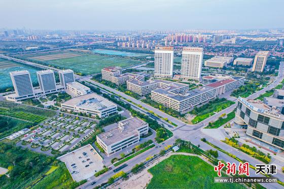 图为天津西青经济技术开发区。（无人机照片）记者 佟郁 摄