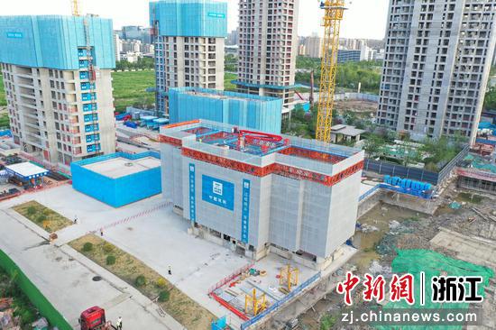 航拍项目建设现场。秦超凡 摄 航拍项目建设现场。秦超凡 摄