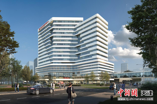 图为天津市安定医院亚健康中心项目建设效果图。(天津市安定医院 供图)