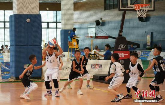 图为篮球比赛现场。石小杰 摄