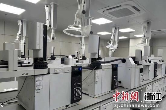宏元药业分析实验室。物产中大健康供图