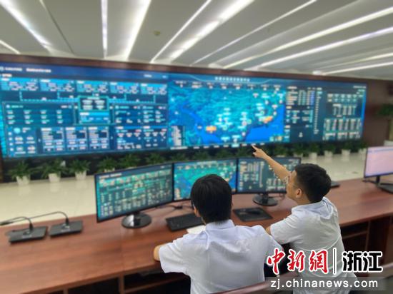 智慧水务一屏调度。  温州市公用集团 供图 智慧水务一屏调度。  温州市公用集团 供图