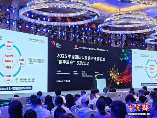 2025数博会“数字政府”交流活动现场。石小杰 摄 2025数博会“数字政府”交流活动现场。石小杰 摄