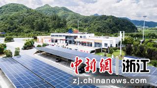 次坞服务区零碳改造项目。浙江商业集团 供图
