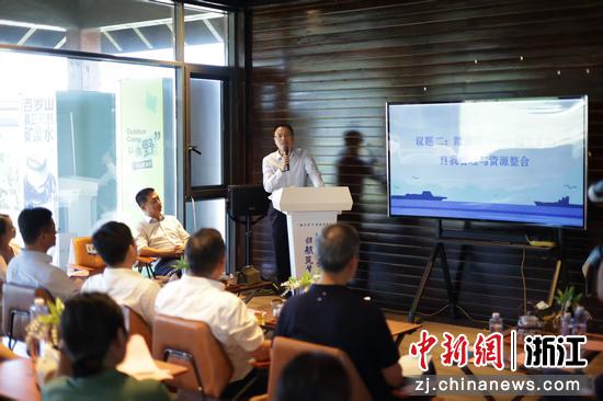 沙龙现场。（甬江街道供图）