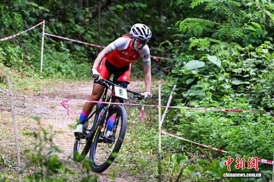 8月30日，越野赛比赛现场。 赛事组委会供图