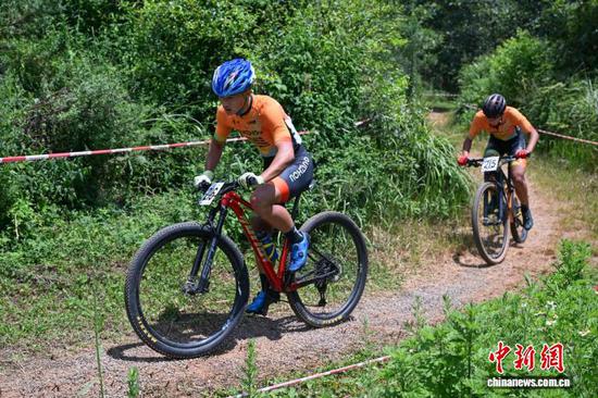 8月30日，越野赛比赛现场。 赛事组委会供图