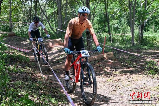 8月30日，越野赛比赛现场。 赛事组委会供图