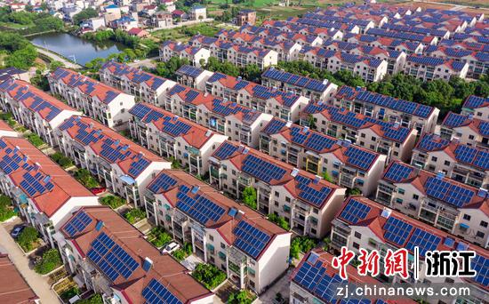 芝溪家园光伏屋顶。正泰安能供图