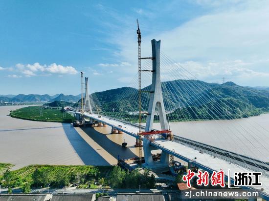 甬台温改扩建台州北段项目。浙交建设 供图 甬台温改扩建台州北段项目。浙交建设 供图