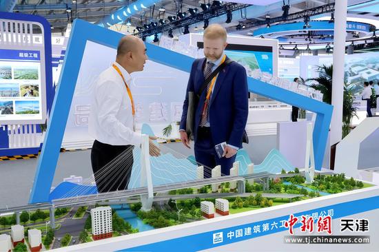 图为展厅现场。(中建六局供图) 图为展厅现场。(中建六局供图)