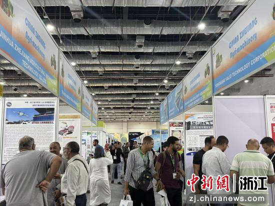 浙江省农业农村厅组织12家农机企业参加第37届埃及开罗撒哈拉国际农业博览会。浙江省农业农村厅 供图