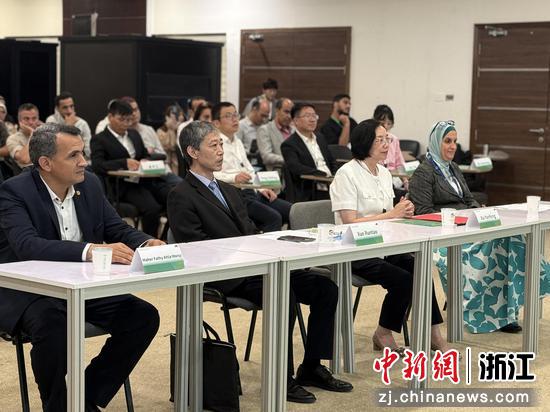 “浙江农机走进埃及”专题推介会现场。浙江省农业农村厅供图