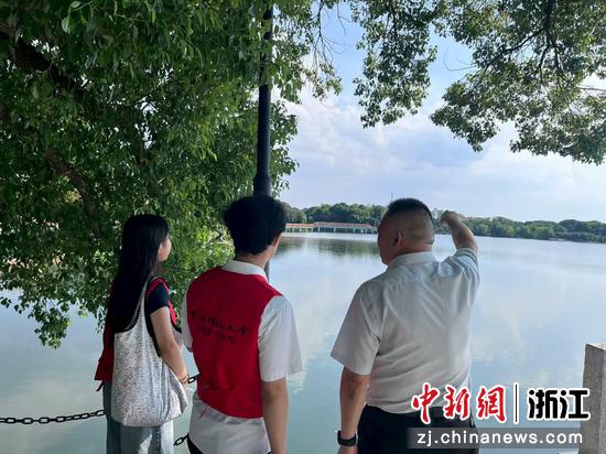 近日，杭师大团队调研现场。 （杭州师范大学供图）