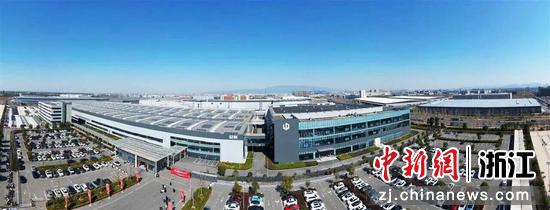 俯瞰金华新能源汽车小镇。金华开发区&nbsp;供图