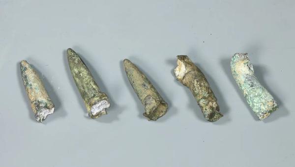 平顶山惨案现场遗存子弹头。