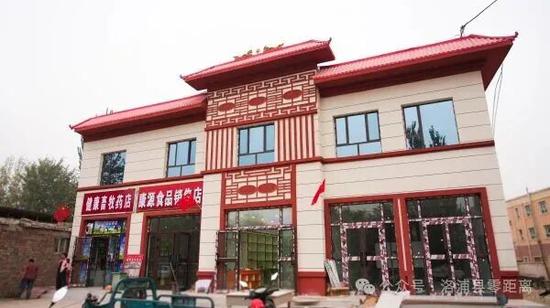 杭桂镇乔迁新居后的店面d0
