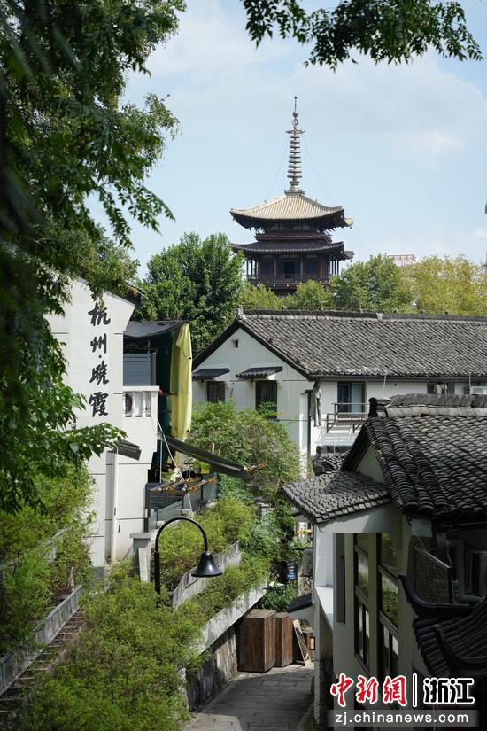 近日，杭州二十三坊一景。 （杭州上城区文商旅集团供图）