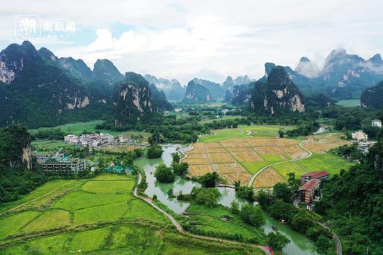 明仕田园。潮新闻记者 汪驰超 摄