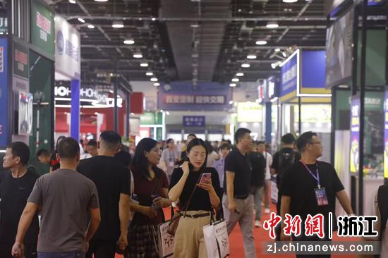 第30届中国五金博览会现场。永康五金城集团 供图