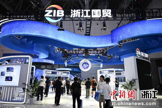 浙江省国贸集团医药板块首次亮相数贸会。王刚 摄