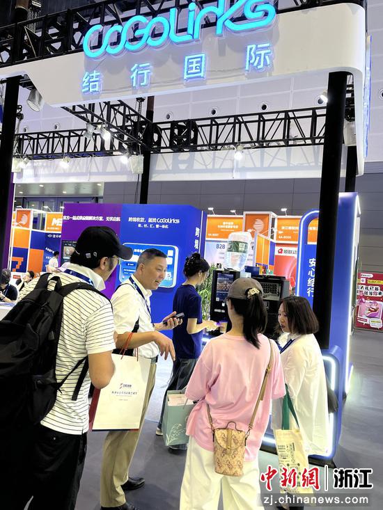 CoGoLinks结行国际展区。结行国际供图